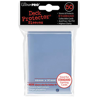 50 pochettes de protection transparentes Ultra Pro 66mm x 91mm