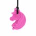 Collier de mastication Licorne - Rose - Médium