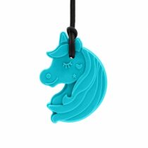 Collier de mastication Licorne - Turquoise - Médium