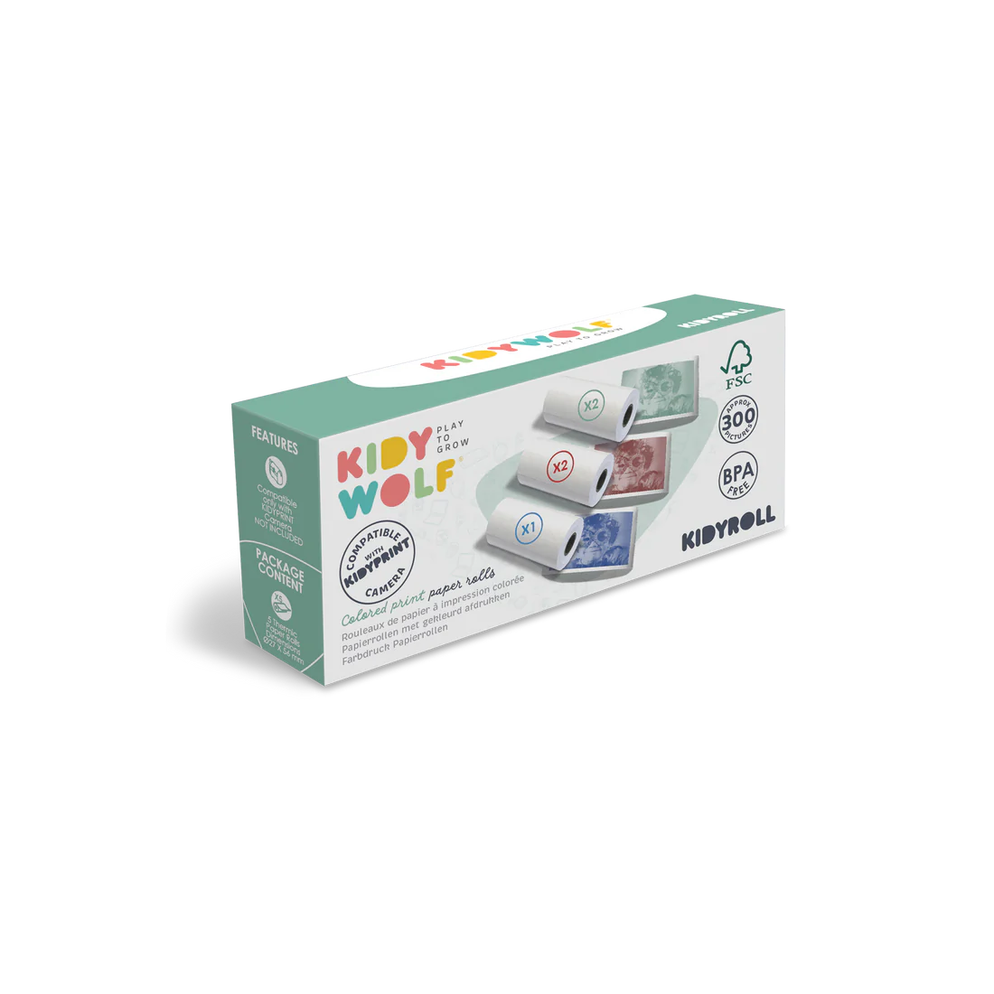 KIDYROLL – Recharge papier coloré