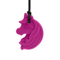 Collier de mastication Licorne - Magenta - Souple