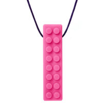 Collier de mastication Brick Stick - Rose - Médium
