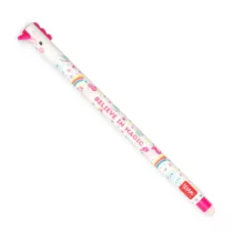 Legami - Stylo à encre gel effaçable Licorne - Encre rose