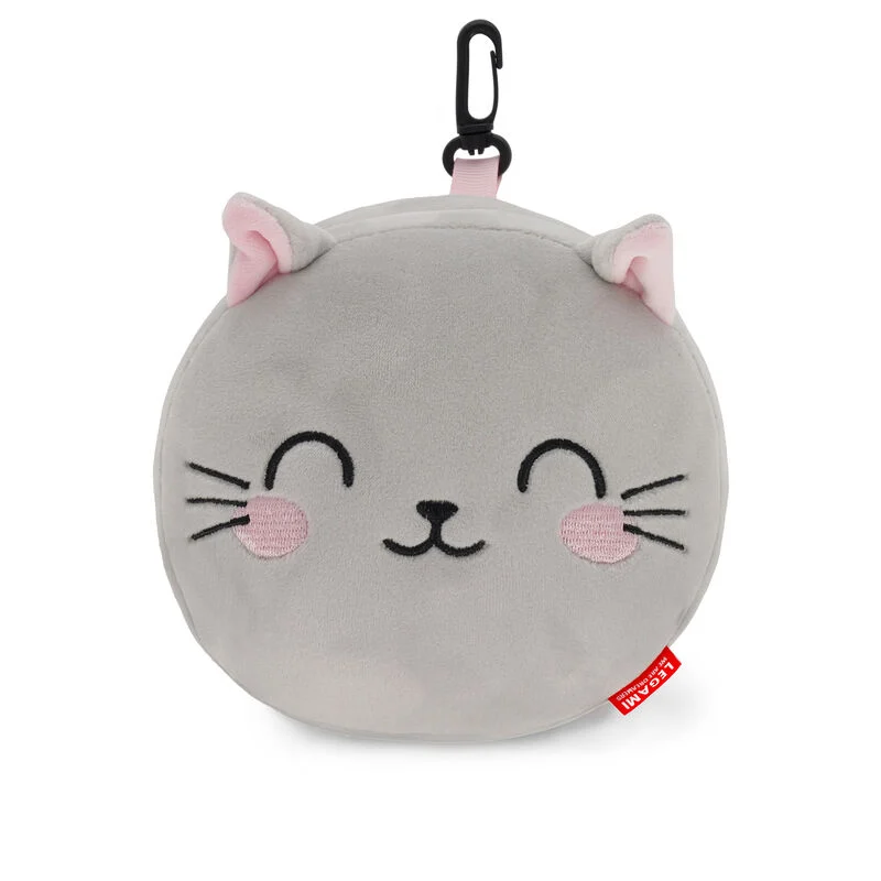 Legami – Coussin de voyage avec masque de sommeil Kitty