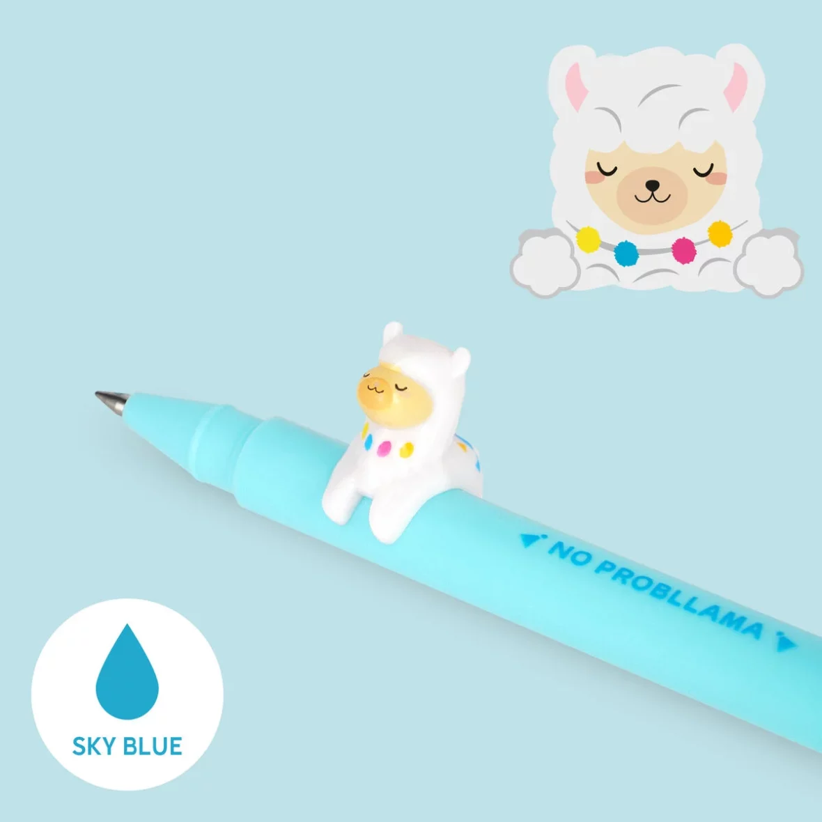 Legami – Stylo à encre gel Lovely Friends Lama2