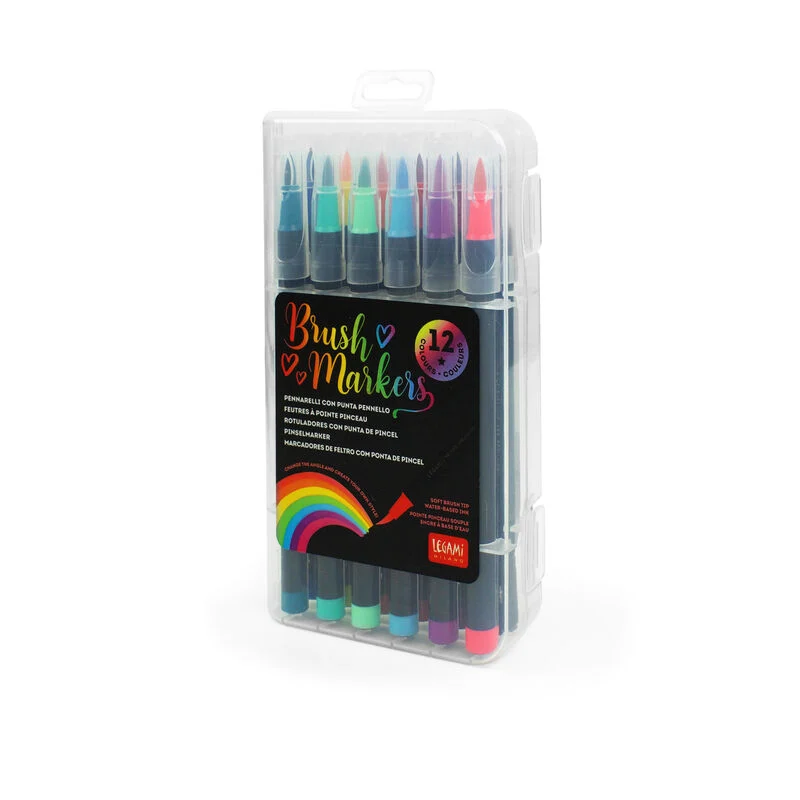 Legami – 12 feutres pinceaux Bright