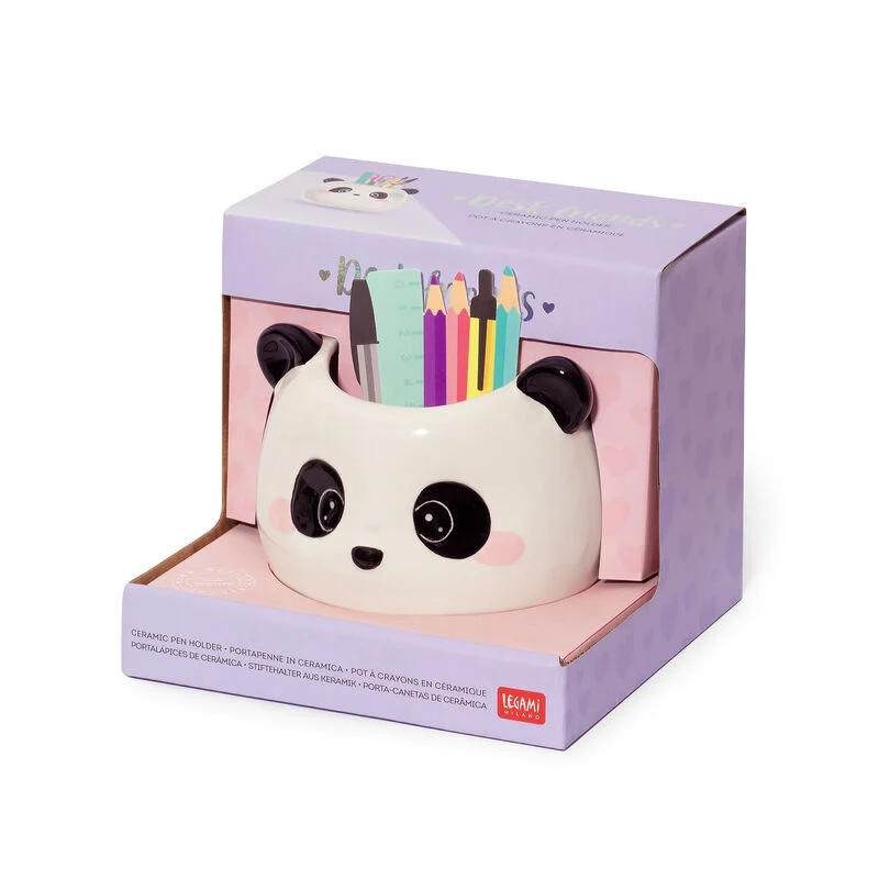 Legami – Pot à crayons en céramique Panda