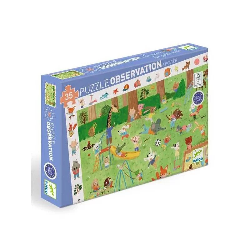 Puzzle d’observation – Le square – 35 PCS