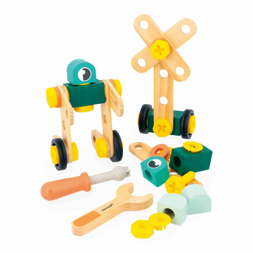 Brico’Kids Baril de construction 50 pièces