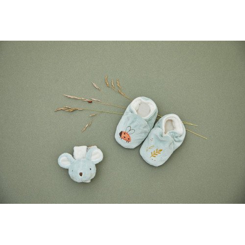 Coffret chaussons et bracelet sonore souris)