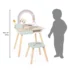 Coiffeuse en bois et accessoires Licorne