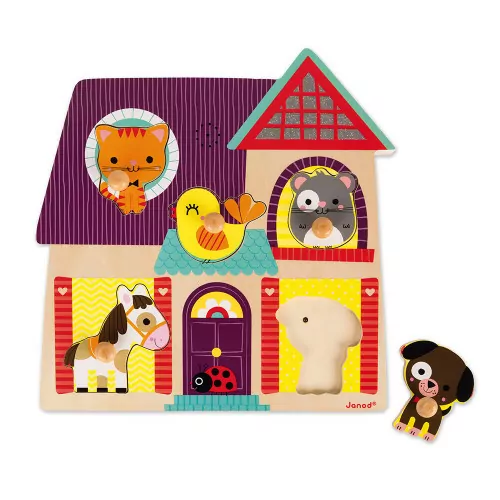 Puzzle musical en bois Mes Petits Compagnons