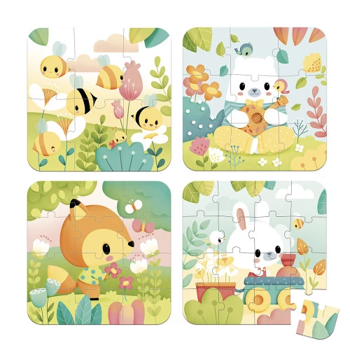 Puzzles Évolutifs Pure – 4 puzzles