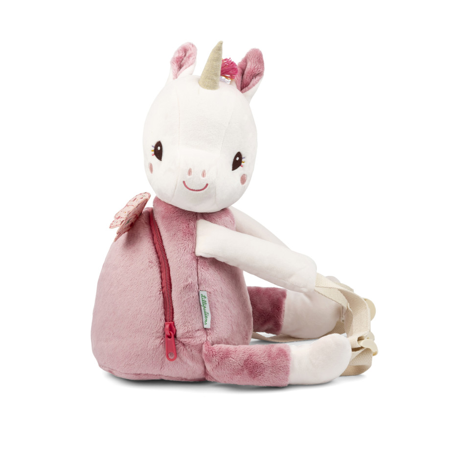 Sac à dos doux Lena la licorne – Crêche et Maternelle