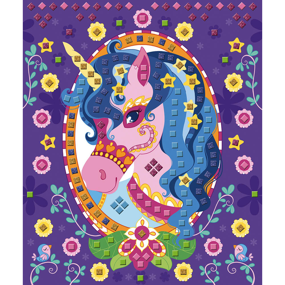Set Créatif Mosaïques en Mousse Poneys et Licornes