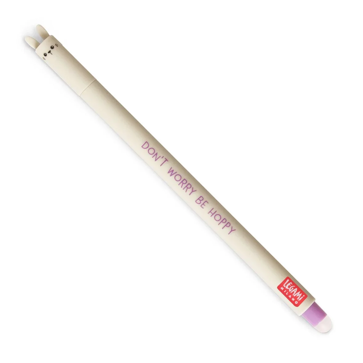 Legami – Stylo à encre gel effaçable Bunny – Encre violette