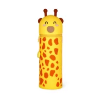 Legami - Trousse en Silicone Souple 2-en-1 - Kawaii Girafe
