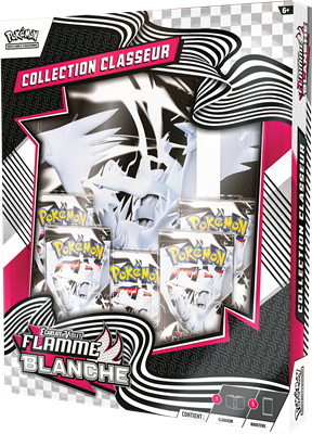Pokémon – Coffret Classeur + 5 Boosters Flamme Blanche EV10.5