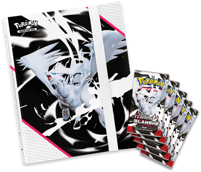Pokémon – Coffret Classeur + 5 Boosters Flamme Blanche EV10.5