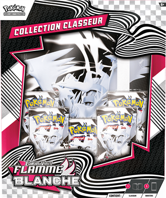 Pokémon – Coffret Classeur + 5 Boosters Flamme Blanche EV10.5