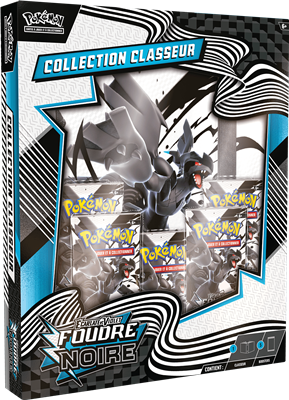 Pokémon – Coffret Classeur + 5 Boosters Foudre Noire EV10.5