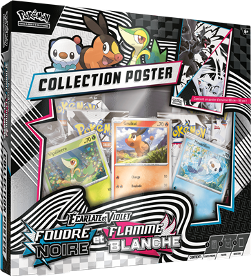 Pokémon – Coffret Poster Foudre Noire & Flamme Blanche EV10.5