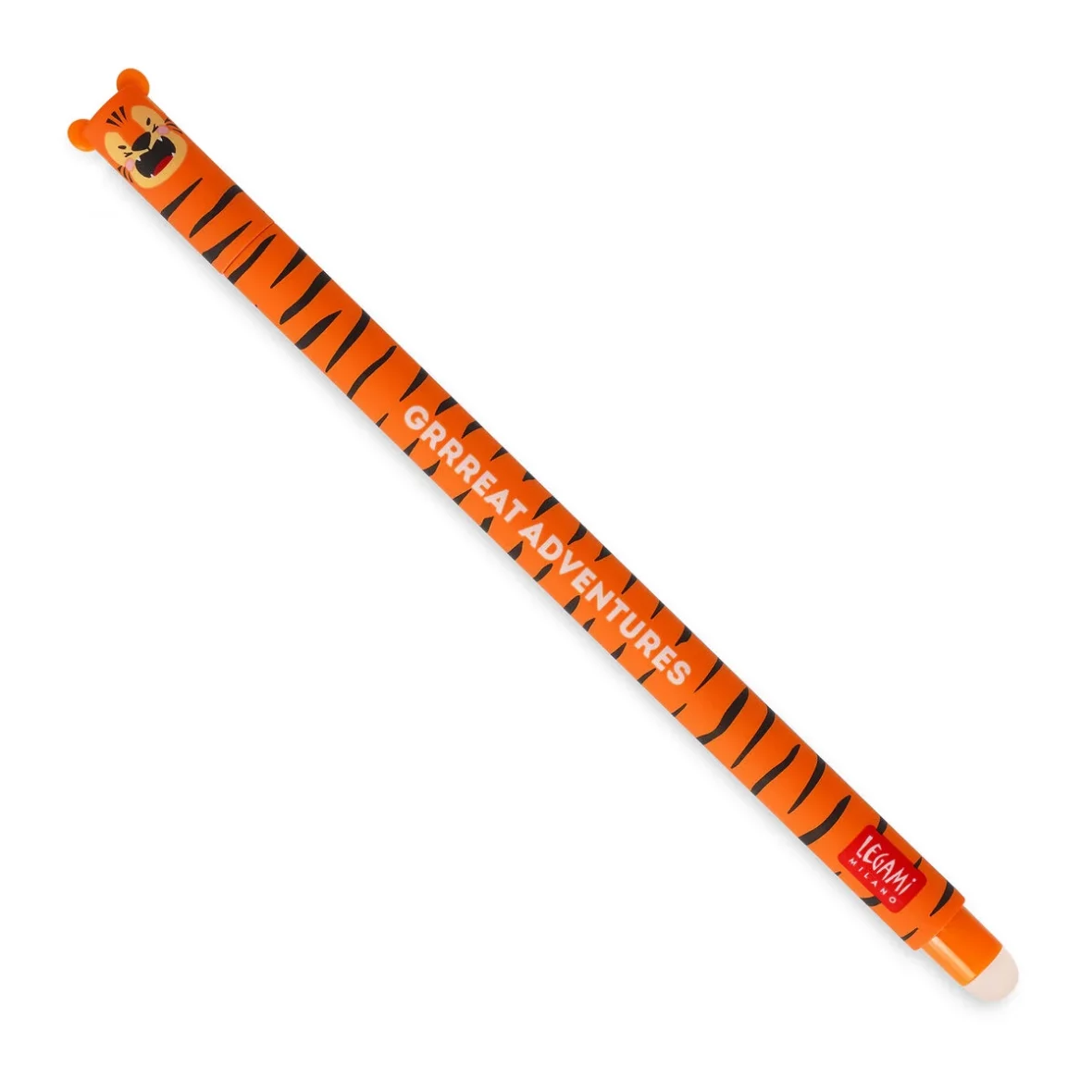 Legami – Stylo à encre gel effaçable Tiger – Encre orange