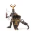 Maître des armes cimier taureau noir et or