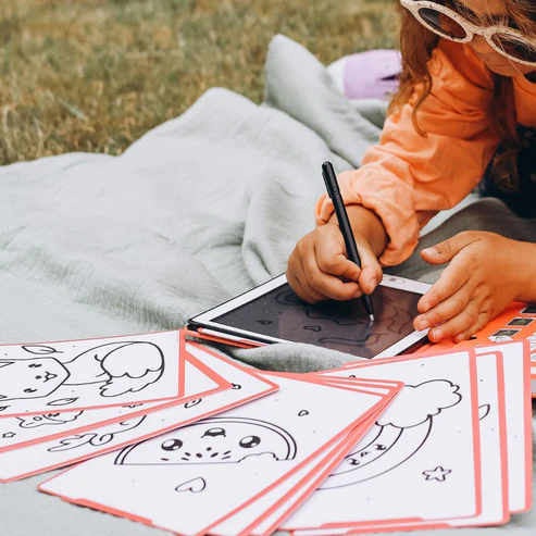 Kidydraw-mini – Tablette à dessin Kawaï