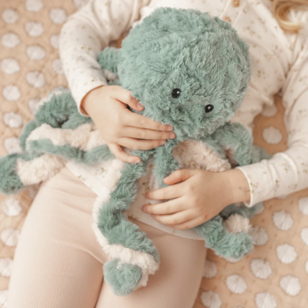 Peluche lestée 2 kg – Ollie le poulpe pondéré