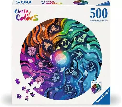 Puzzle Circle of colors Astrologie 500 pièces