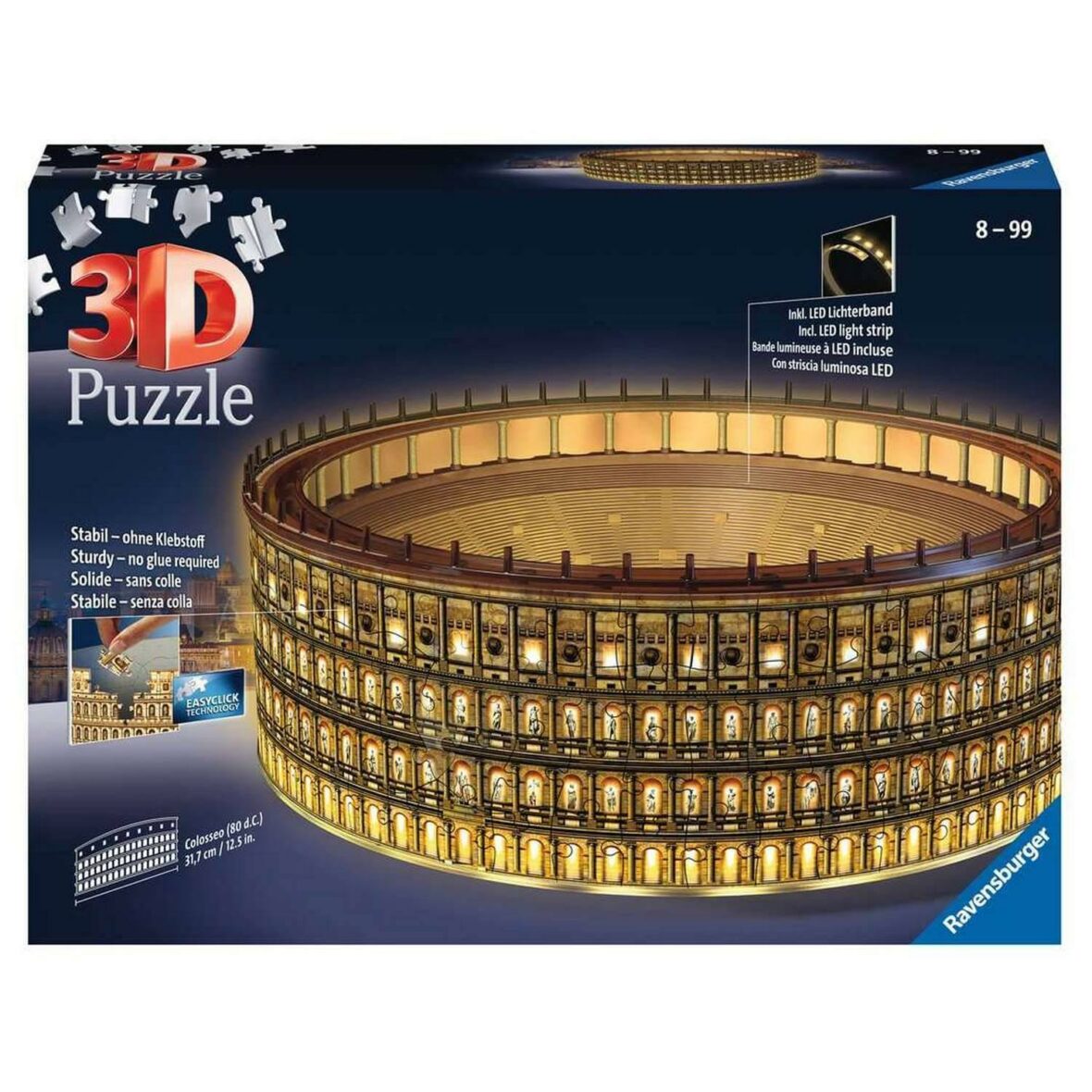 Puzzle 3D – Le Colisée illuminé 216 pièces