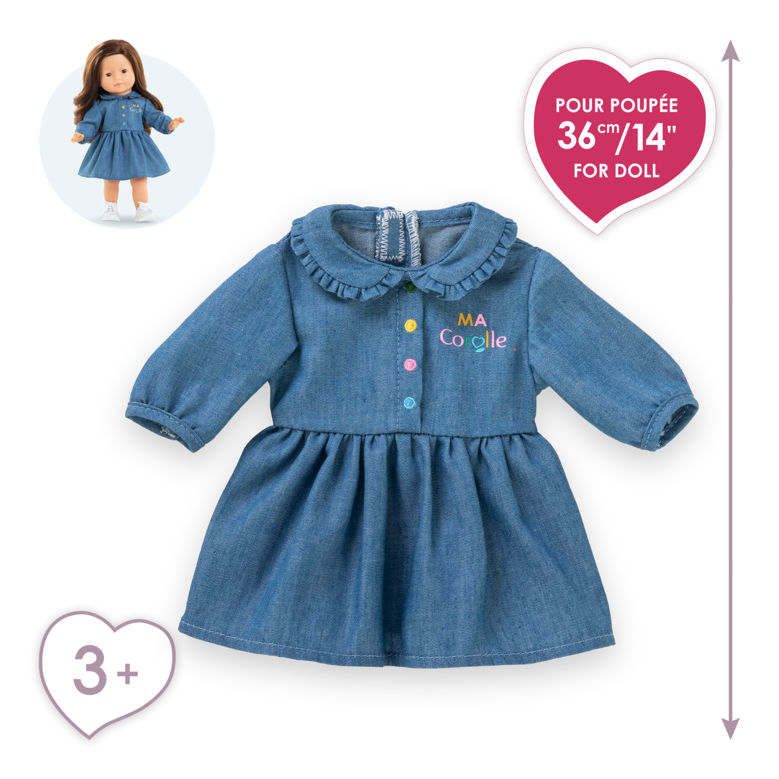 Robe manches longues – Poupée 36 cm