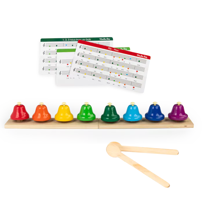 Set de 8 clochettes musicales – Les Popipop