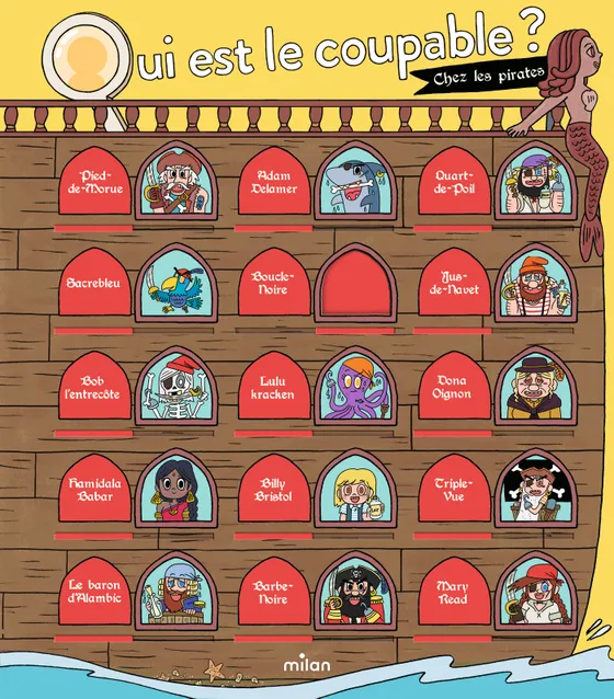 Livre jeu – Qui est le coupable ? Chez les pirates