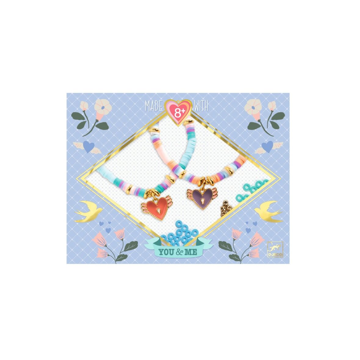 Bijoux duo à créer – Heishi coeurs