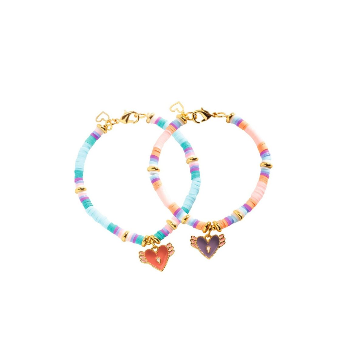 Bijoux duo à créer – Heishi coeurs1