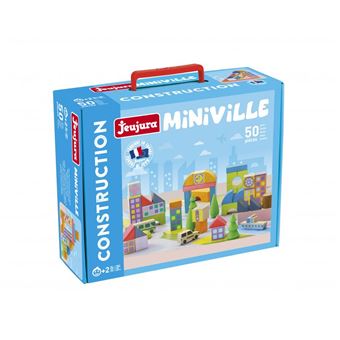 Miniville en bois – 50 pièces