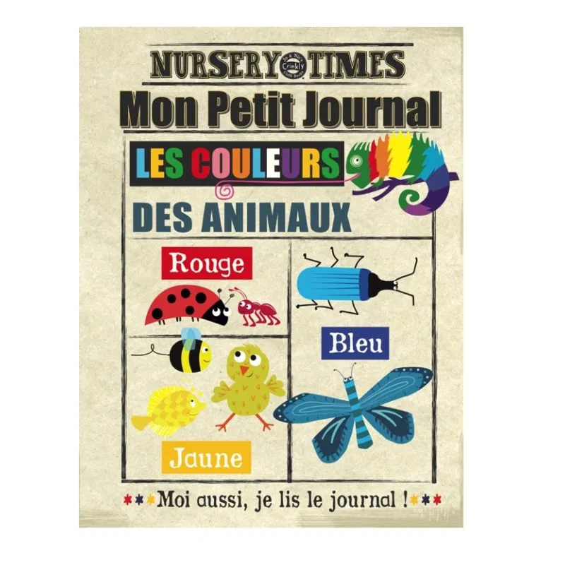 Journal en tissu Crinkly – Les couleurs