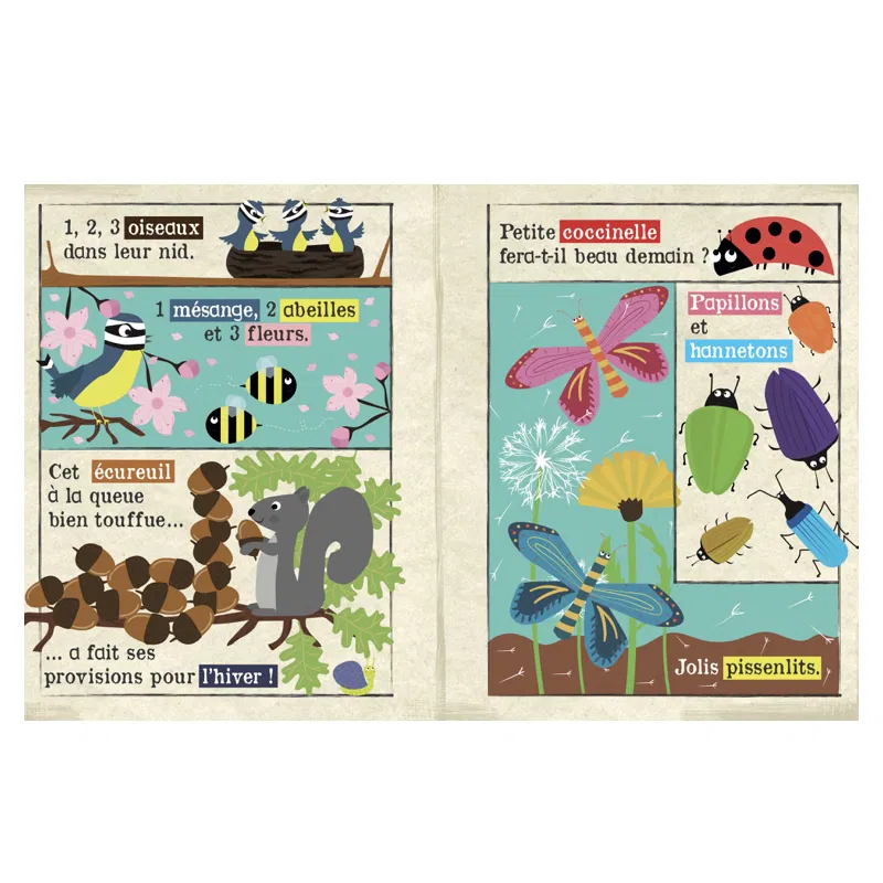 Journal en tissu Crinkly – Qui se cache dans la forêt 1