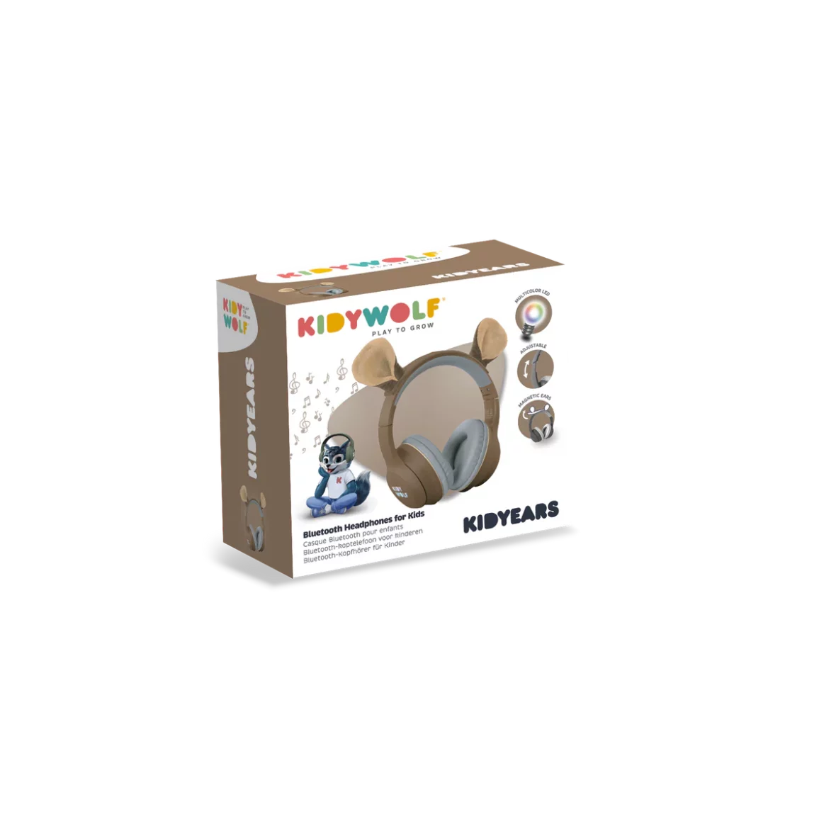 Kidyears – Casque audio bluetooth pour enfant Ours