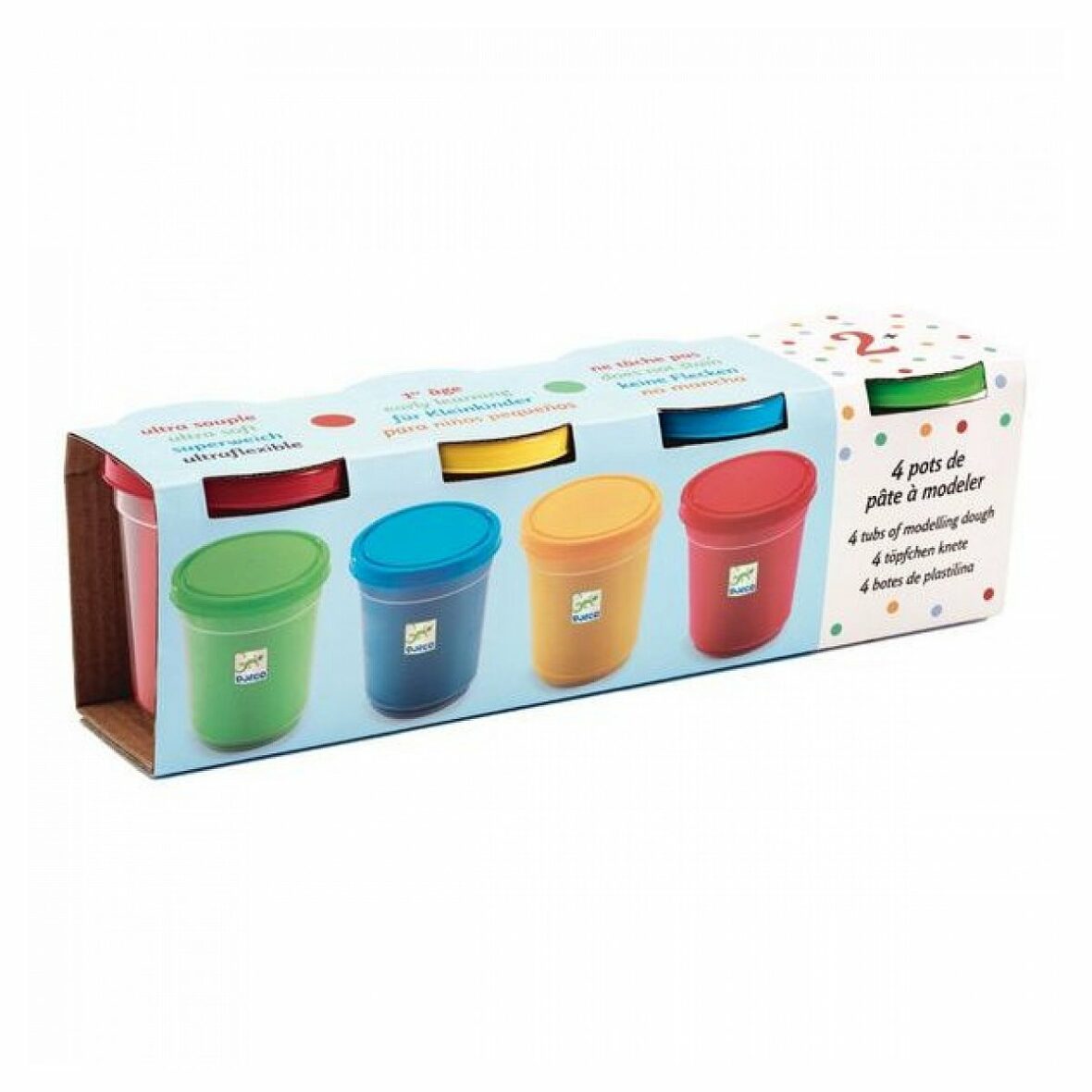 Pâte à modeler 4 pots