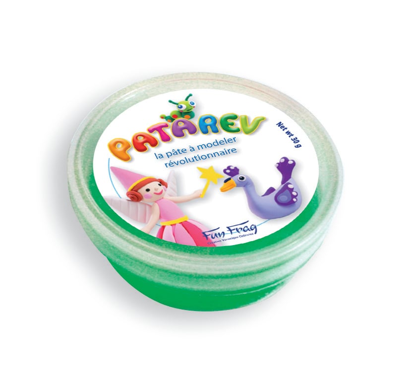 Pâte à modeler vert Patarev – 1 pot de 30g
