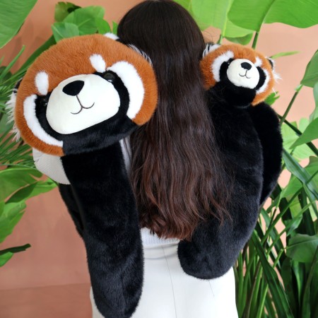 Podcoll – Peluche lestée panda roux 50 cm2