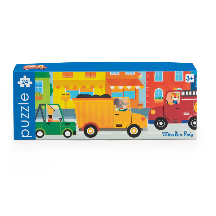 Puzzle Véhicules 24 pcs – Les Popipop