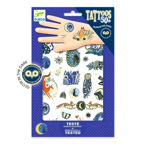 Tatouages phosphorescents – Reflets de nuit