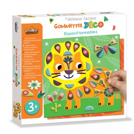 Gommettes repositionnables – Dans ma savane