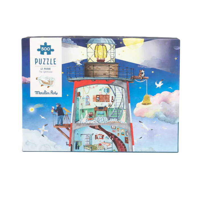 Puzzle Le Phare 500 pcs – Le jardin du Moulin