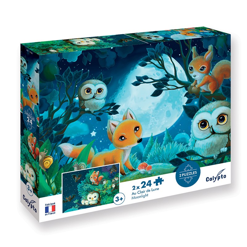 Puzzle Au clair de Lune – 2 x 24 PCS