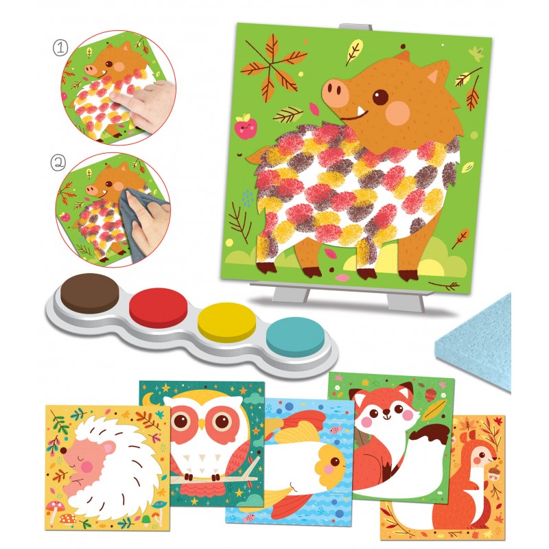 tableaux-faciles-peinture-au-doigt-animaux-de-la-campagne1